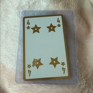 Dior one Exquisite Limited Edition Playing Card Holographic in Case